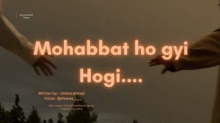 Download lagu Mohabbat ho gyi hogi Ghazal by | Shoya Kamlesh Mohan | mp3