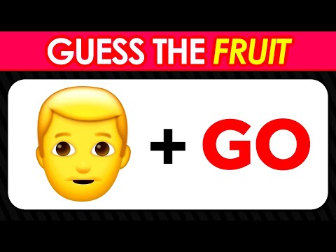 Can You Guess The FRUIT by emojis? | Emoji Quiz