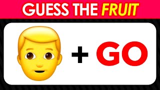 Can You Guess The FRUIT by emojis?  Emoji Quiz