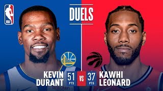 Kevin Durant - Golden State Warriors - Kawhi Leonard - Toronto Raptors