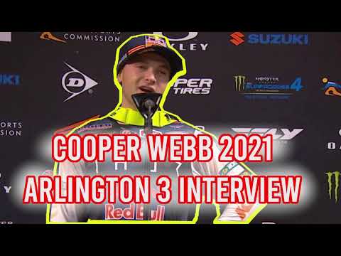 Cooper Webb 2021 Arlington 3 Podium Interview