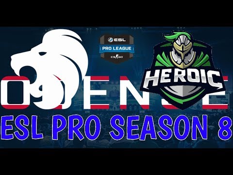 North vs Heroic  ESL Pro League Season 8 Highlights CSGO - Train