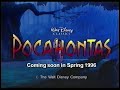 Pocahontas UK VHS Trailer Spring 1996