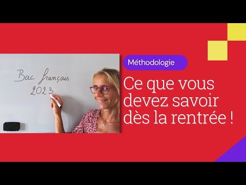 Bac Français 2023 (Voie technologique) : Ce que vous devez savoir dès la rentrée !