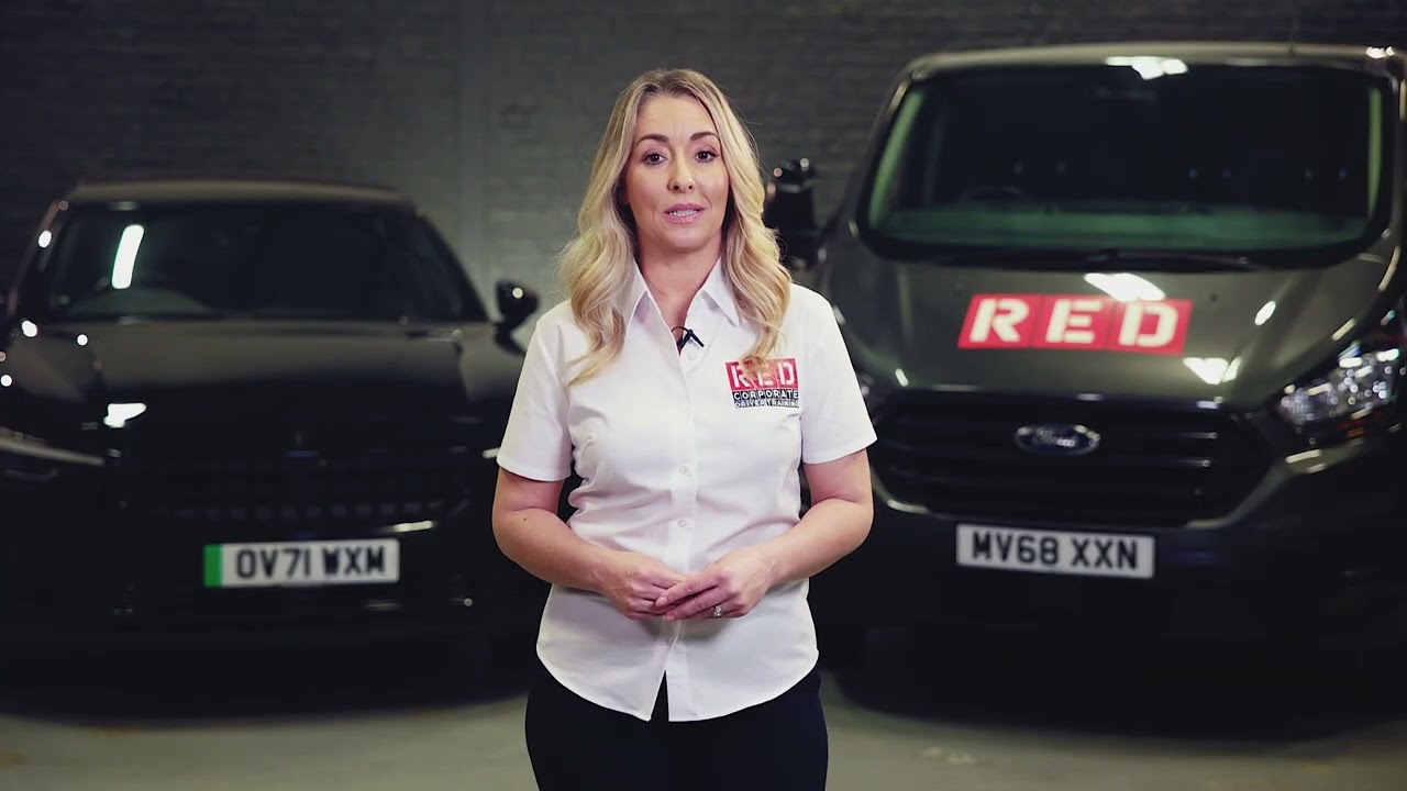 RED Driver Training Skid Car Winter