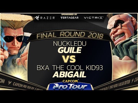 NuckleDu (Guile) vs. BxA The Cool Kid93 (Abigail) - Top 8 Qual. - Final Round 2018 - SFV - CPT 2018