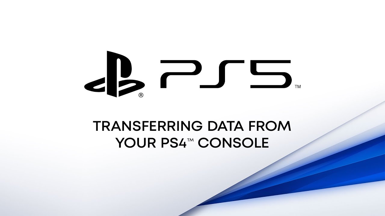 PS5 - Transferring Data From Your PS4 Console - YouTube