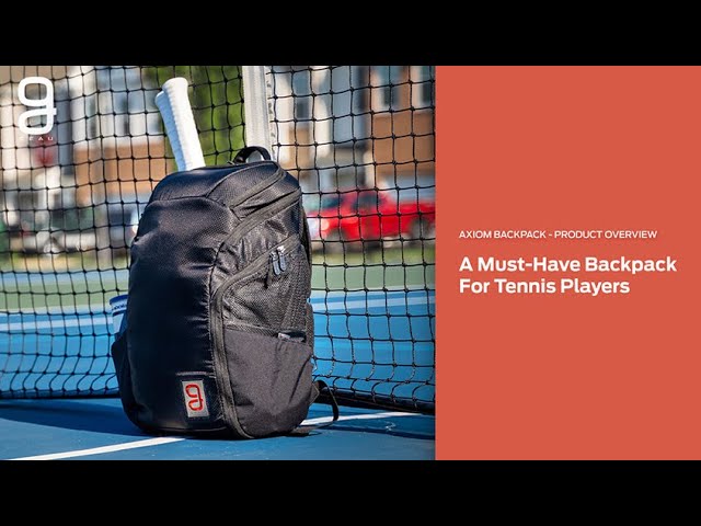 Geau Sports - Axiom Tennis Backpack - Black