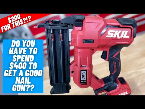 Super Cheap And Pretty Damn Good!  ||  SKIL 18 Gauge Brad Nail Gun  ||  Full Review