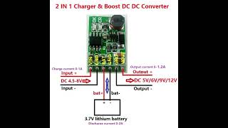 Download lagu DD05CVSA 2 In 1 CH Discharger Board DC DC Converter Step-up Module Charge In 4.5-8V Boost Out 5V mp3