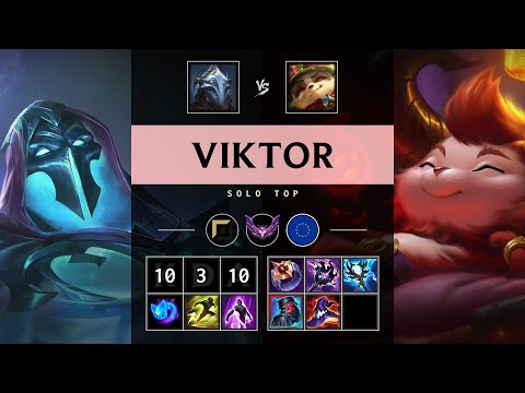 Viktor Top vs Teemo - EUW Master Patch 25.S1.3
