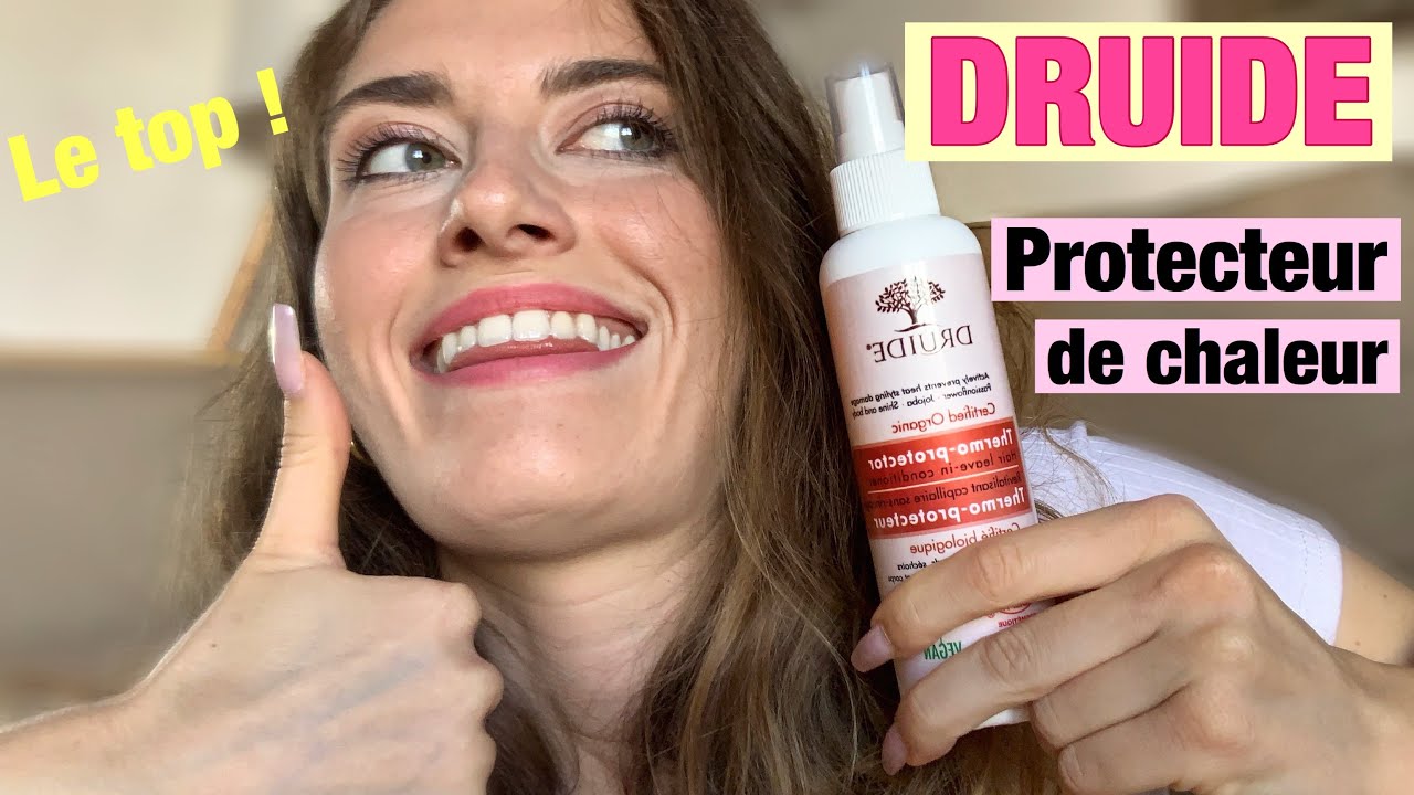 Protecteur de chaleur cheveux bio : Thermo protecteur Druide