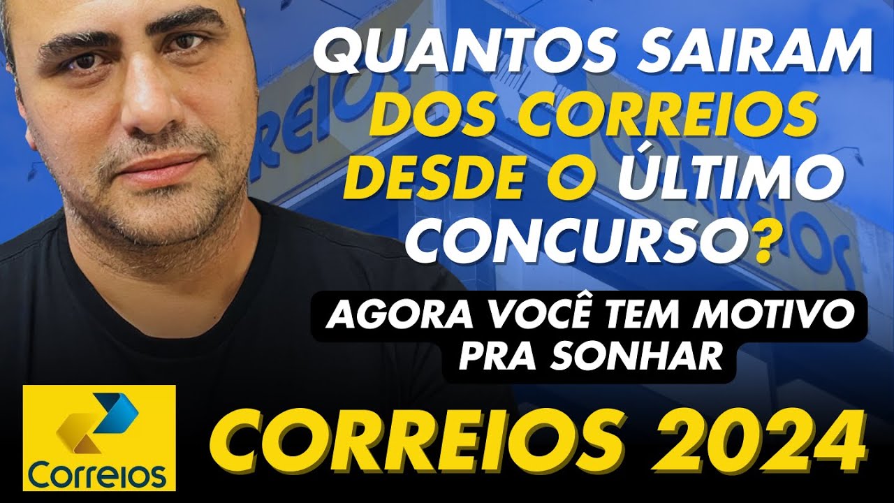 Quantas pessoas sairam dos correios desde 2011? Concurso Correios