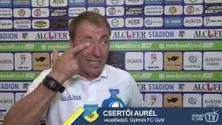 Csertői Aurél és Herjeczki Kristóf gondolatai a győzelem után