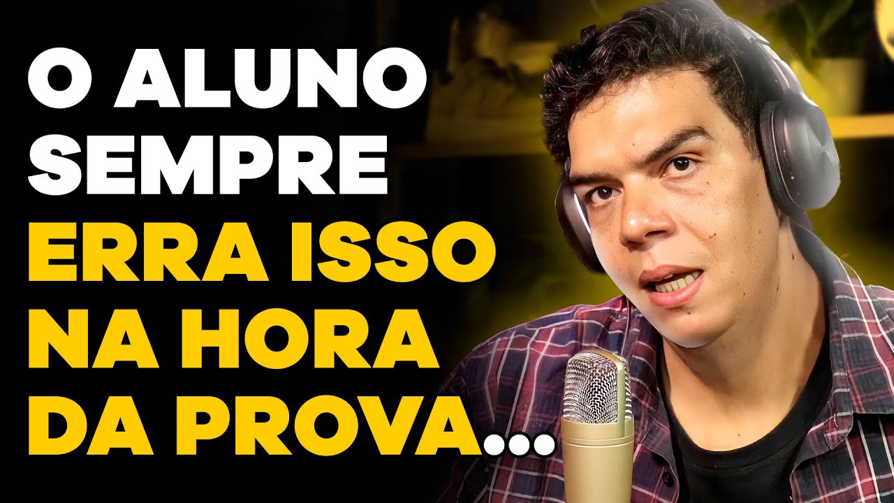 NÃO COMETA ESSES ERROS NO ENEM! (com Hansen, da Descomplica) | CORTES do MHM