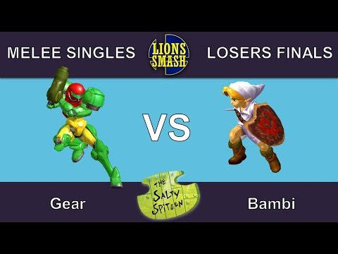 The Salty Spitoon #3 SSBM Singles - Bambi (Young Link) vs. Gear (Samus) - Losers Finals