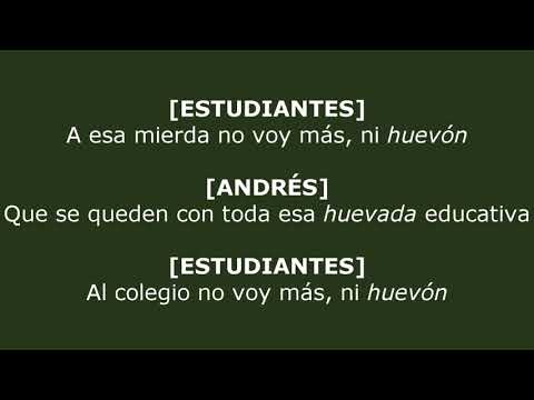 02. Al colegio no voy más — Av. Larco. [Letra]