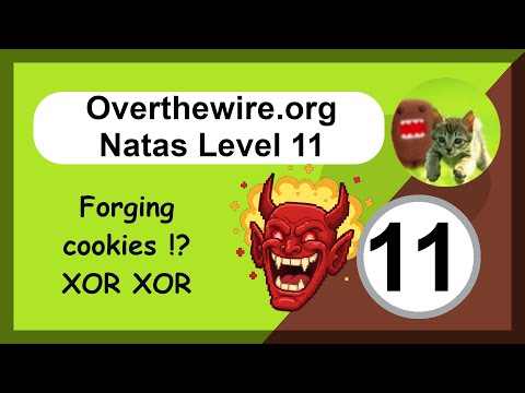 Overthewire - Natas - Level 11 - Web App Hacking - XOR Encoded Cookies