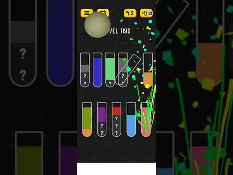 water sort puzzle (level 1190)