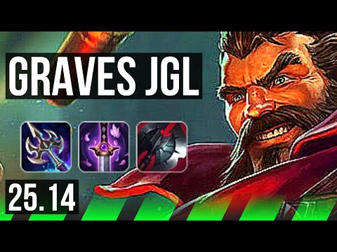 GRAVES vs TRUNDLE (JGL) | 20/3/9, Legendary | KR Master | 25.14