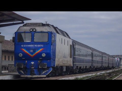 [4K] Gararea trenului IR-N 1742 Satu Mare - București Nord in stația de formare