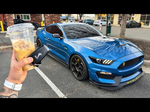 Making a Coffee Run in My 800HP Shelby GT350!!