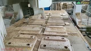 MÁY CNC TRUNG TÂM 3D THAY DAO TỰ ĐỘNG WOODMASTER PRO-MASTER-ATC. Thi công 5 trục cho hàng khó