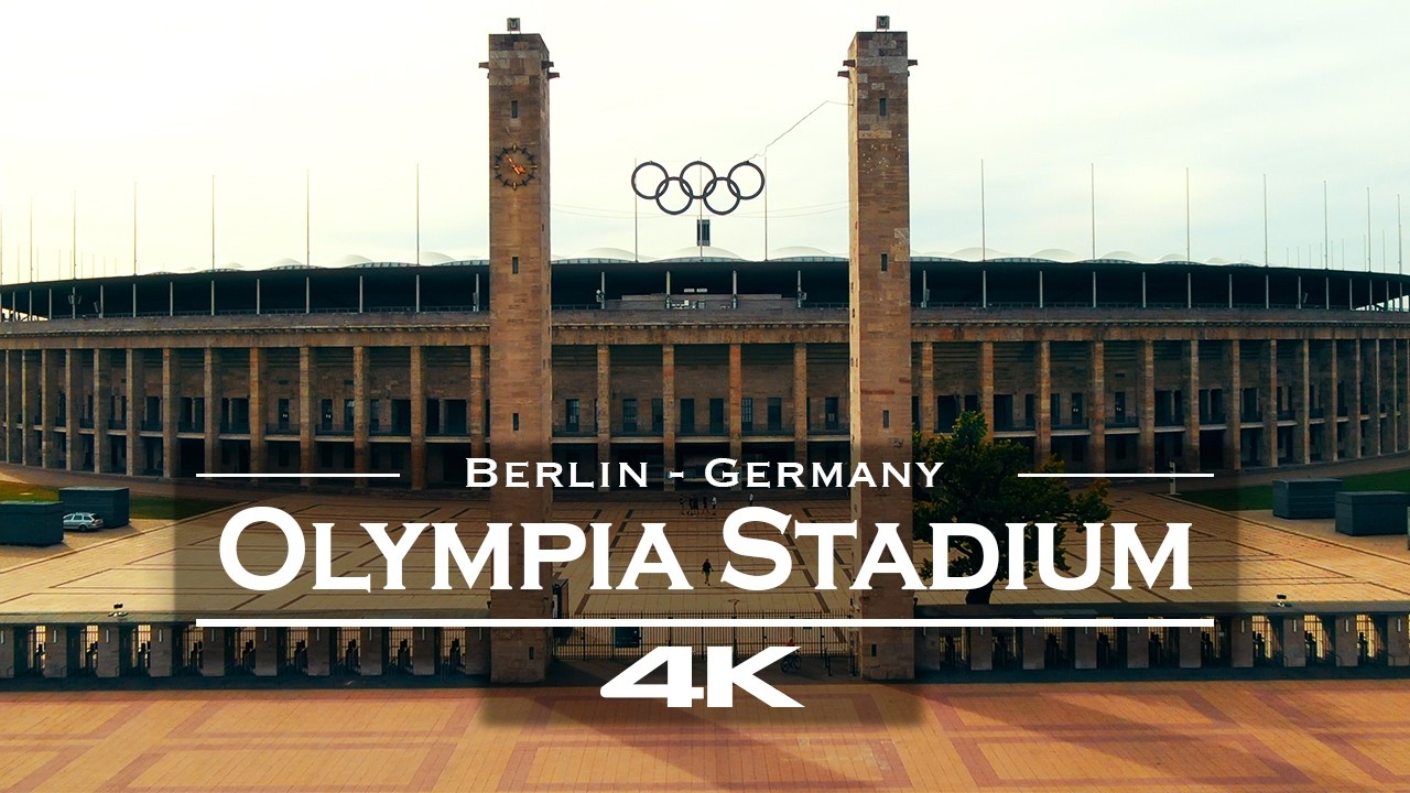 Olympiastadion Berlin 4K 🇩🇪 | Stunning Drone Views of Germany’s Iconic Stadium