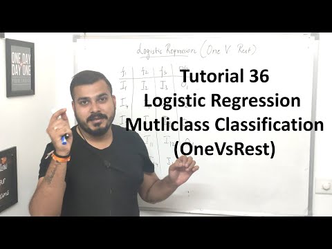 Tutorial 36- Logistic Regression Mutliclass Classification(OneVsRest)- Part 3| Data Science
