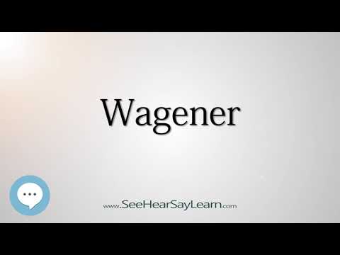 Wagener (How to Pronounce Cities of the World)💬⭐🌍✅