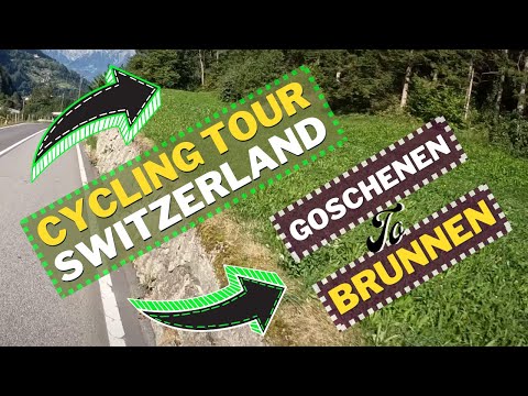 Göschenen towards Altdorf | Cycling Tour Switzerland Video 4K | Road Cycling Videos 4K