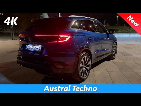 Renault Austral 2023 - FIRST look at Night in 4K (Exterior - Interior) Ambient Lights