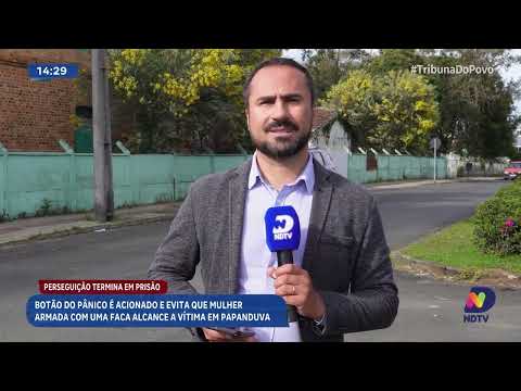 Papanduva: acionamento do botão do pânico impede ataque com faca