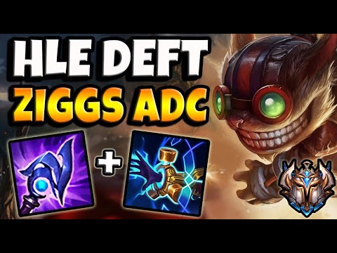 Deft Ziggs ADC vs Kogmaw - Korea Challenger Patch 11.13 ✅