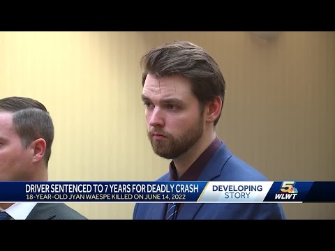 Driver sentenced to 7 years in prison after guilty plea in crash that killed young Mason father-t...