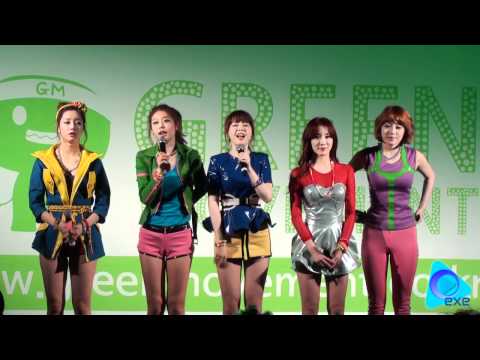 120420 Girl's Day - Talk #1 @ Green Street Project (Gangnam Stage) by ExE