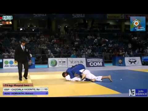 Judo 2013 European Championships U18 Tallinn: Cazorla Vicente (ESP) - Horvath (ROU) [-73kg]