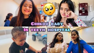 Kya aaj Mere Teeth Clips Nikal jayenge🥺 Chikoo Baby Full Funny comedy in Hospital 🤪 Bindass Kavya