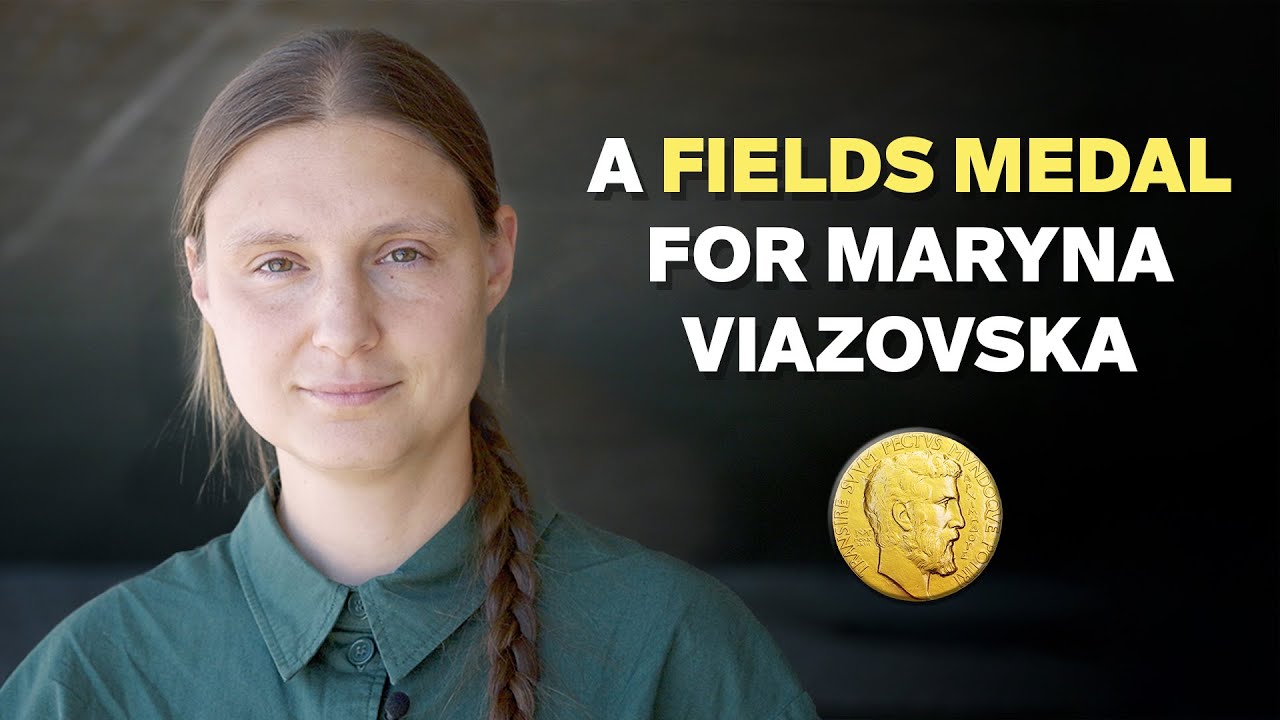 Maryna Viazovska is awarded the 2022 Fields Medal