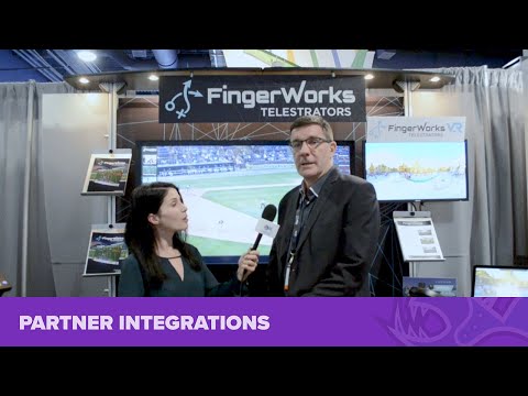 Bluefish444 with Fingerworks Telestrators at NAB Show 2018
