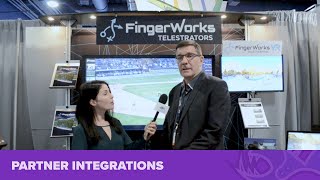 Bluefish444 with Fingerworks Telestrators at NAB Show 2018