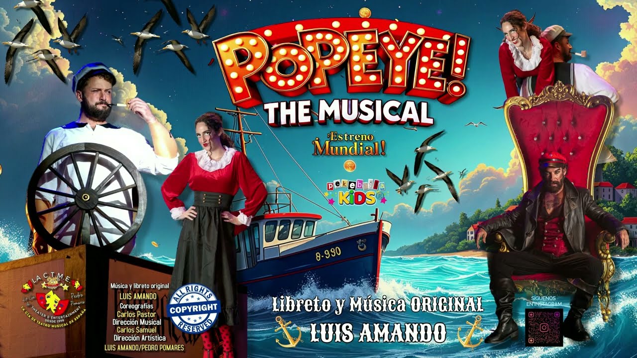 Resumen ¡POPEYE EL MUSICAL!eL ÚNICO EN EL MUNDO.ORIGINAL Y CON TODOS LOS DERECHOS RESERVADOS