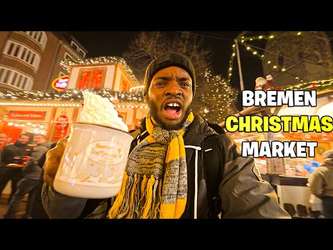 I Ate at Germany’s Coolest Christmas Market (Disappointed )🇩🇪