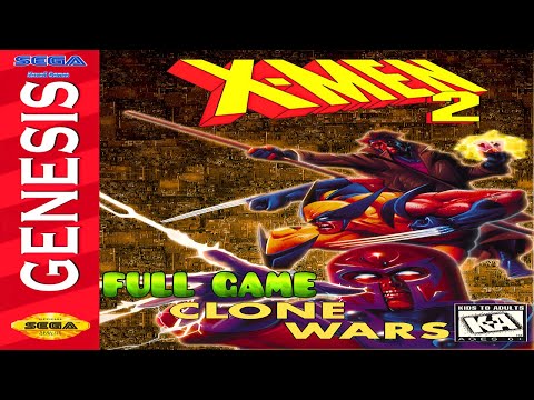 X-Men 2: Clone Wars [SEGA GENESIS/MEGA DRIVE] Gameplay Walkthrough FULL GAME [4K60ᶠᵖˢ🔴]