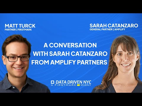 A Conversation with Sarah Catanzaro, Amplify Partners - YouTube