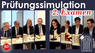 Mündliche Prüfung im 2. Juristischen Staatsexamen – Simulation