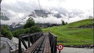 Train Driver View Grindelwald to Kleine Scheidegg, Switzerland | Cab Ride | 4K HDR