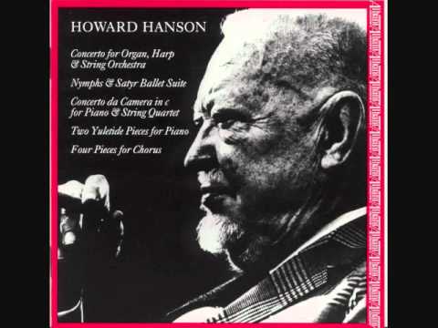 HOWARD HANSON: Concerto da Camera for Piano and String Quartet (1917)