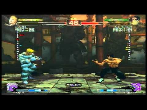 SSF4 AE Ranked 8 - rekkaTEC (Cody) vs RaGe Genshiro (Fei long) 3