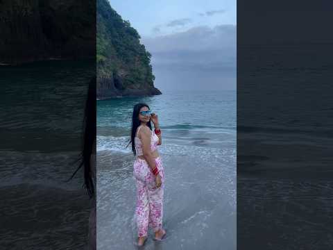 #Virgin beach @bali one side cliff and sea . Perfect combination